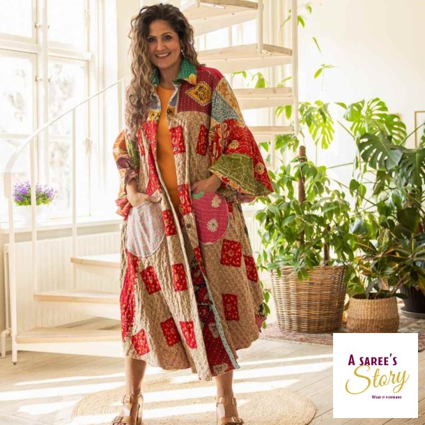 Thyra frakke vendbar Str OneSize