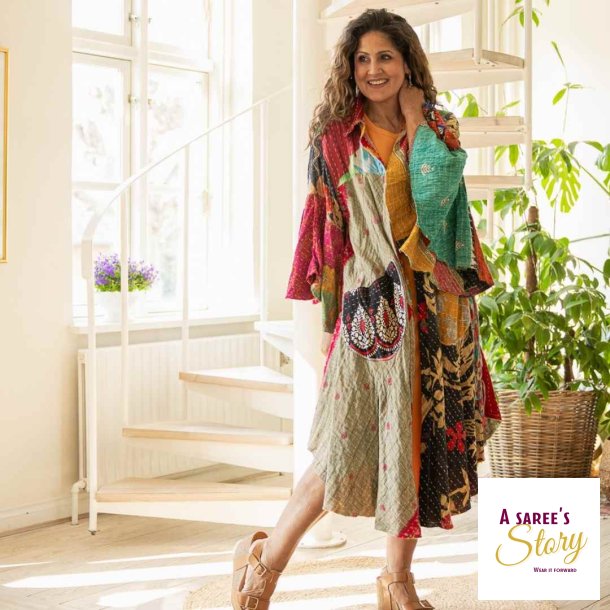 Thyra frakke vendbar Str OneSize