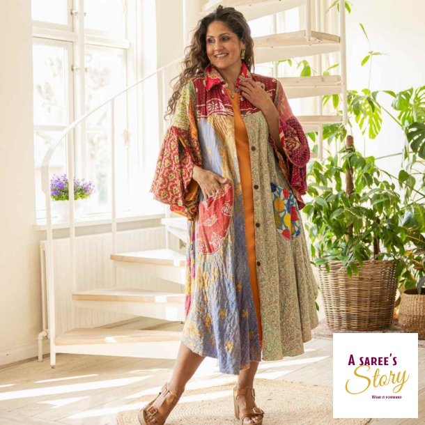 Thyra frakke vendbar Str OneSize