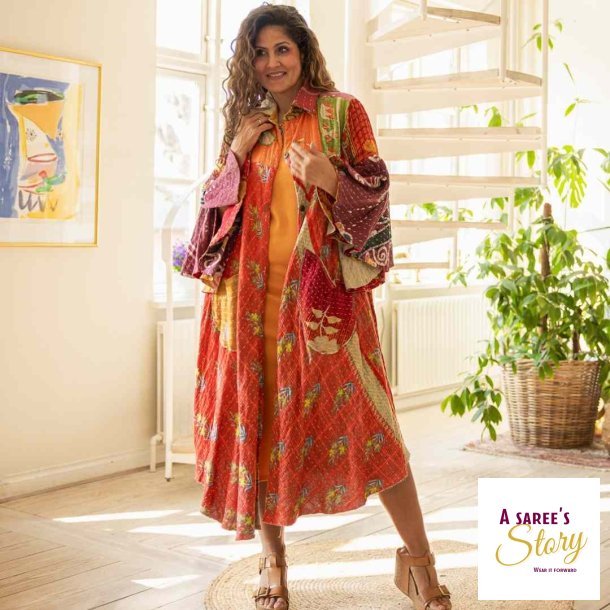 Thyra frakke vendbar Str OneSize