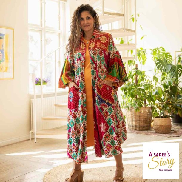 Thyra frakke vendbar Str OneSize