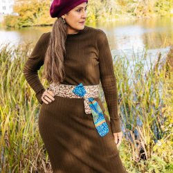 Belle reversible belt size 7.5cm x 2.5mtr