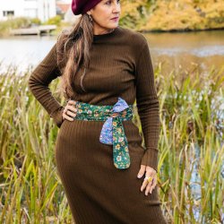 Belle reversible belt size 7.5cm x 2.5mtr