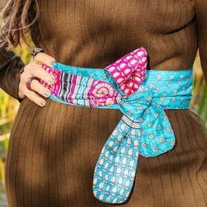 Belle reversible belt size 7.5cm x 2.5mtr