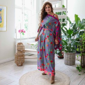 Grey-purple set YZ poncho / Cleopatra Size S/M