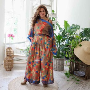 Taupe st YZ poncho / Cleopatra Str L/XL