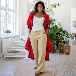 Red / blue / green Doyenne Kimono One Size 