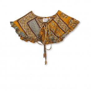 Mustard yellow / beige / brown Gloria detachable collar