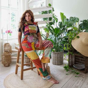 Multicolor Helga overalls Size L/XL