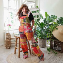 Multicolor Helga overalls Size L/XL
