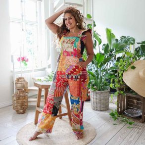 Multicolor Helga overalls Size S/M 