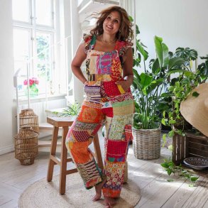 Multicolor Helga overalls Size S/M