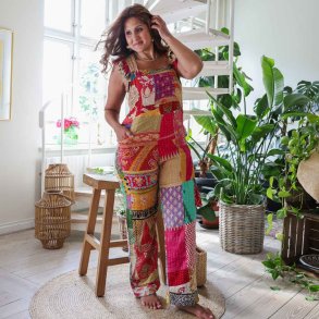 Multicolor Helga overalls Size S/M