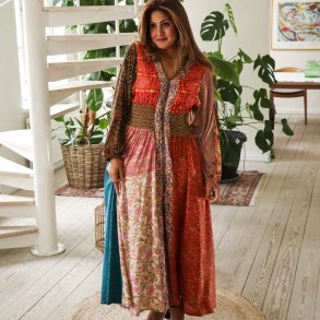 Multicolor Inverness maxi dress OneSize 