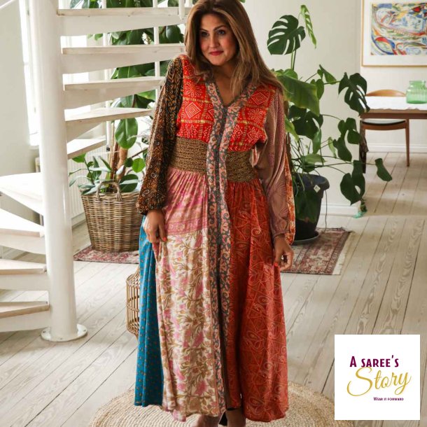 Multicolor Inverness maxi dress OneSize 