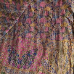 Multicolor Monica kantha scarf size 1x2 mtr