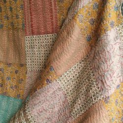 Multicolor Monica kantha scarf size 1x2 mtr