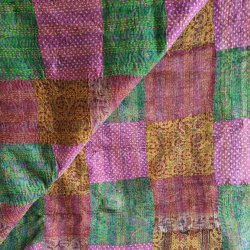 Multicolor Monica kantha scarf size 1x2 mtr
