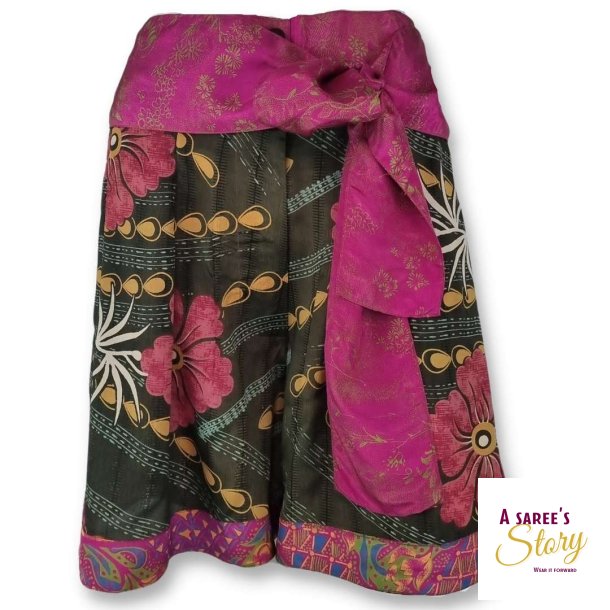 Khaki / pink / gul Paola shorts strrelse L/XL 