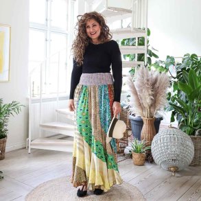 Multicolored  maxi/long Susanne skirt dress OneSize