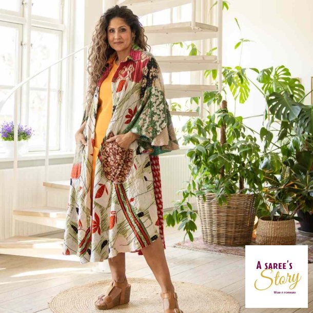 Thyra frakke vendbar Str OneSize